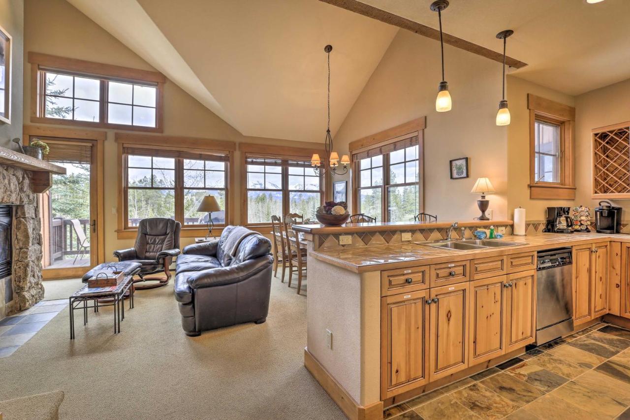 Keystone Condo On Golf Course With Mountain View Exterior foto